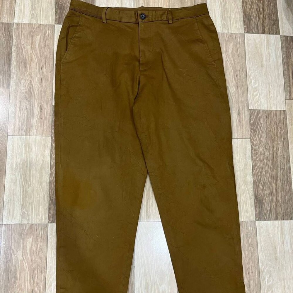 Brown Straight Leg Pants